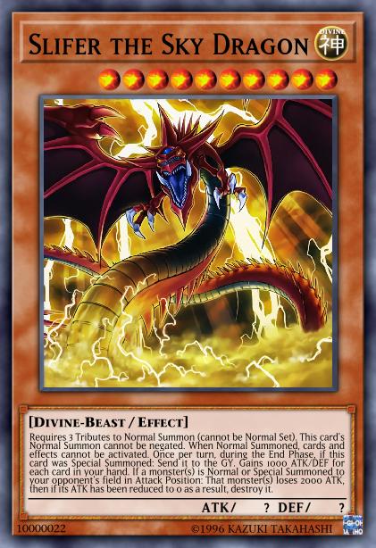 Slifer, le Dragon Céleste