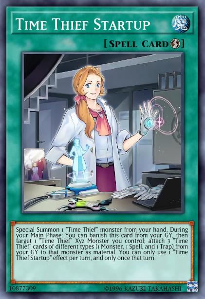 Lancement des Voleurs de Temps