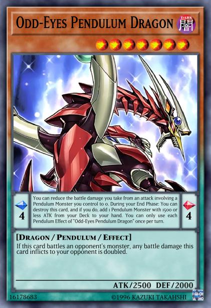 Dragon Pendule aux Yeux Impairs