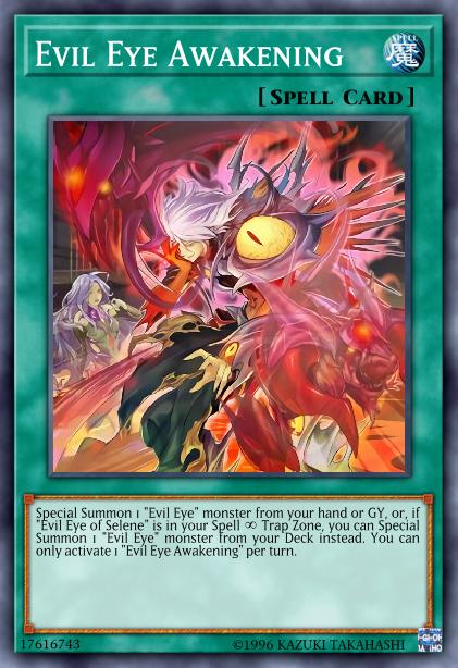 Éveil de l'oeil Maléfique