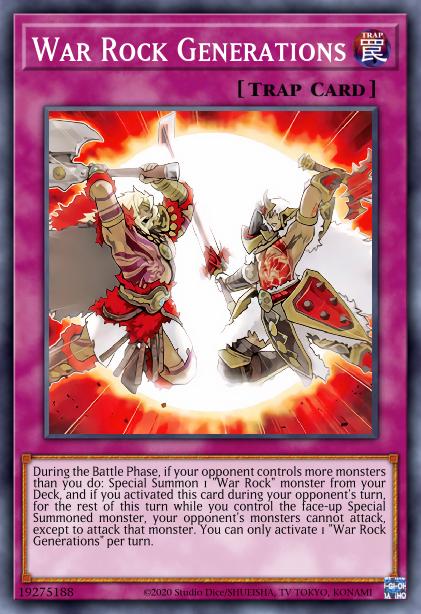 Générations du Rocher de Guerre