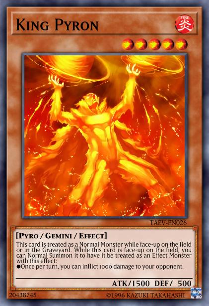 Pyron, Roi Ardent