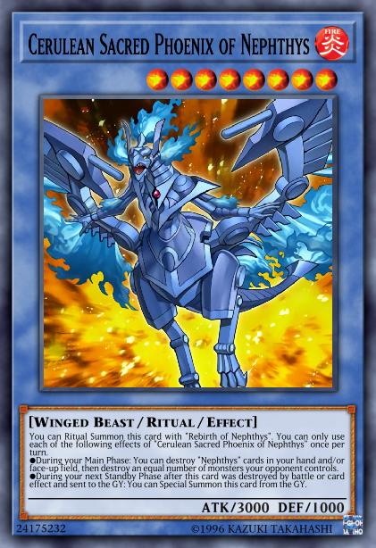 Phoenix Sacré Céruléen de Nephtys
