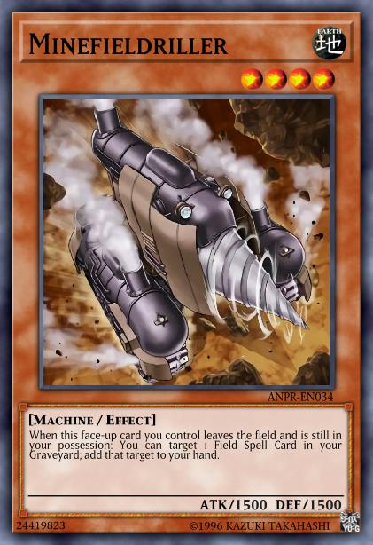 Foreur de Terrain Miné