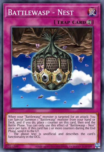 Guêpe de Bataille - Nid