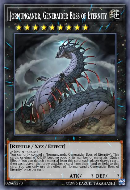 Jormungandr, Boss Genèraideur de l'Éternité