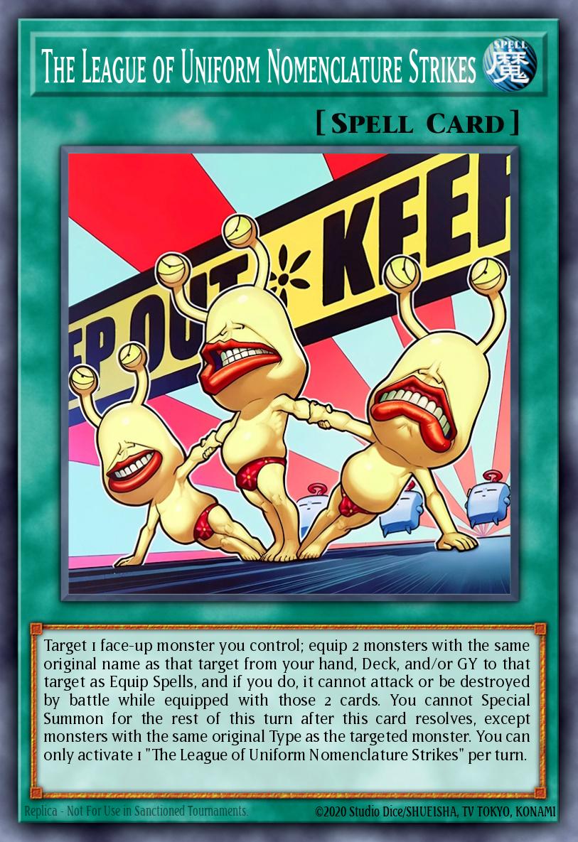 Uniform Nomenclature