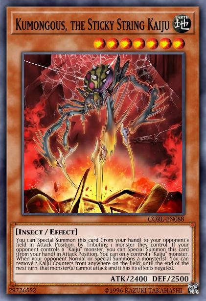 Kumongous, Kaiju des Fils Gluants