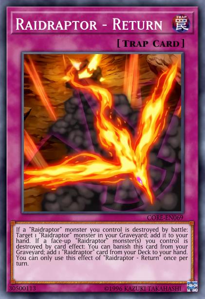 Raidraptor - Retour