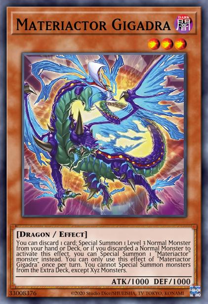 Matériacteur Gigadra