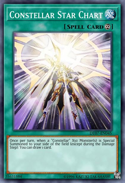 Carte du Ciel de la Constellée