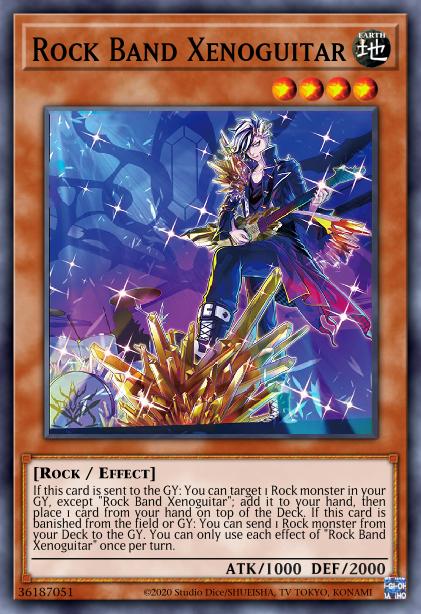 Guitarexéno de Bande de Rock