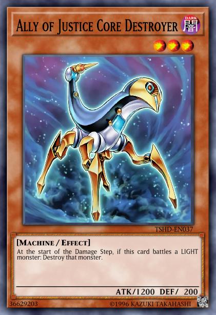 Destructeur de Noyau, Allié de la Justice