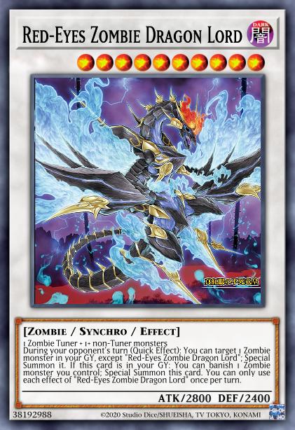 Seigneur Dragon Zombie aux Yeux Rouges