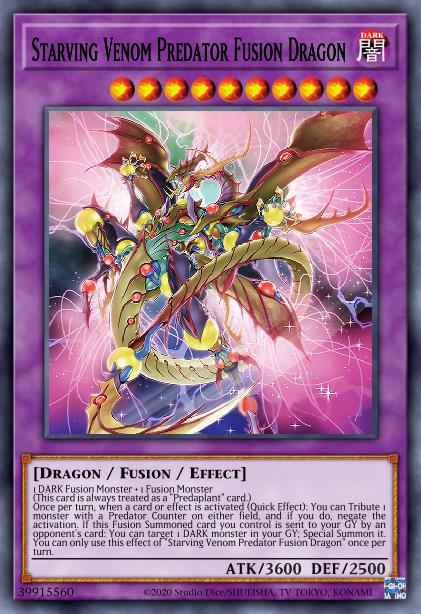 Dragon Fusion Prédapouvoir Venin Affamé