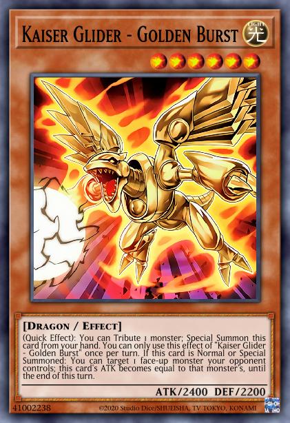 Planeur du Kaiser - Explosion Dorée