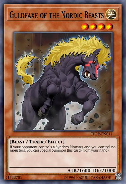 Gullfaxi, Bête Nordique