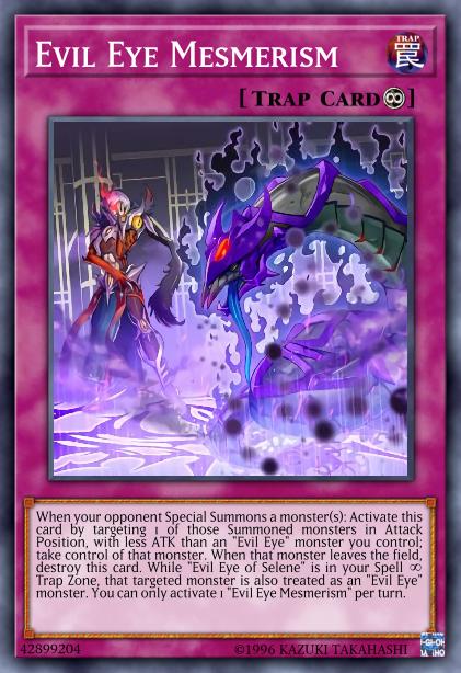 Mesmérisme de l'oeil Maléfique