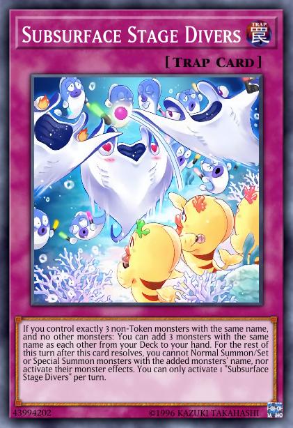 Plongeurs de Scène Sous-Marine