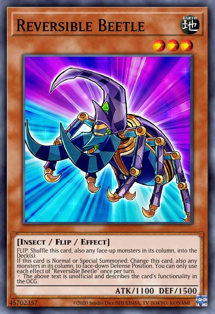 Scarabée Réversible