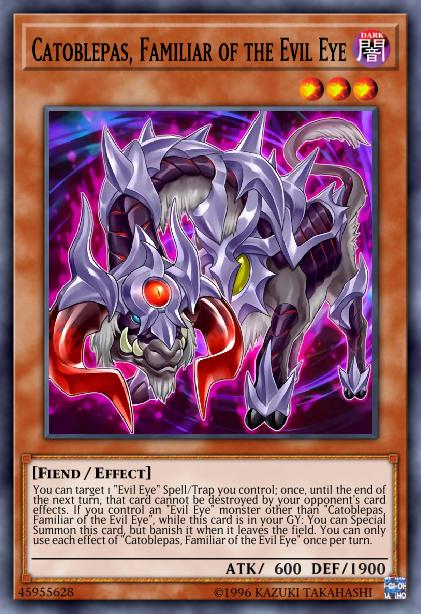 Catoblepas, Familier de l'oeil Maléfique