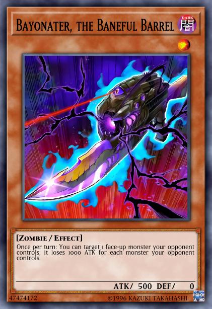 Baïonnetteur, le Canon Fatal