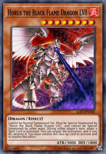 Horus Dragon de la Flamme Noire LV8