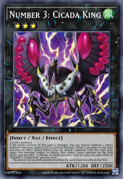 Numéro 3 : Roi Cicada