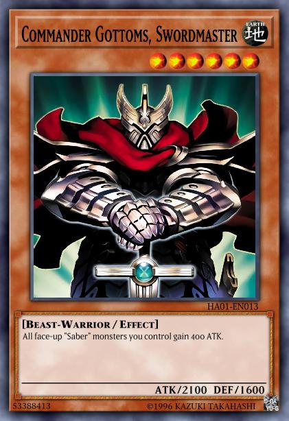 Commandant Gottoms, Maître de l'Épée