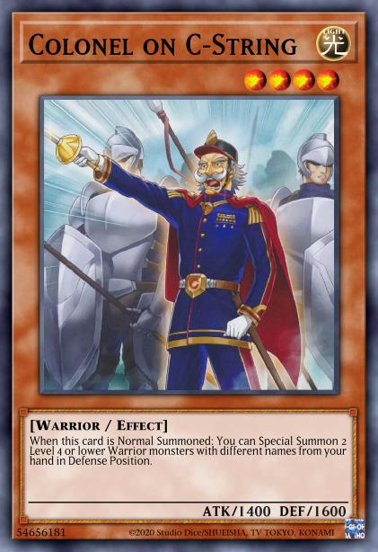 Colonel sur la Corde C
