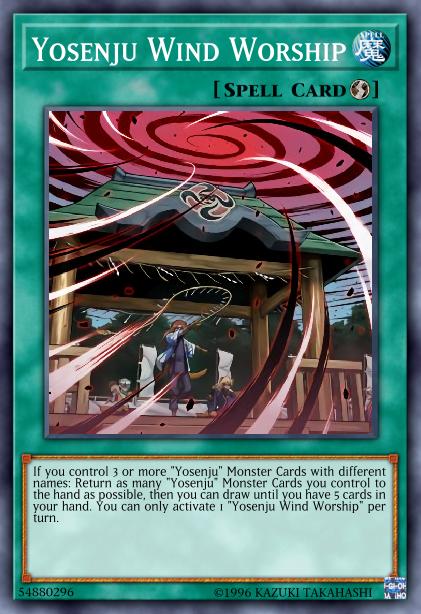 Vénération du Vent Yosenju