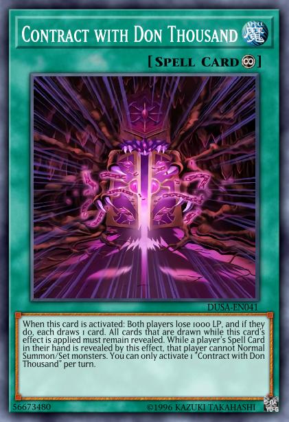 Contrat avec Don Mille