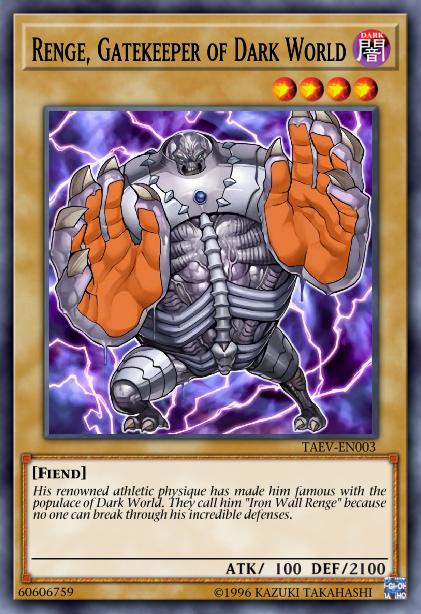 Renge, Sentinelle du Monde Ténébreux