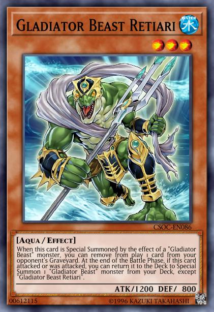 Retiarius, Bête Gladiateur