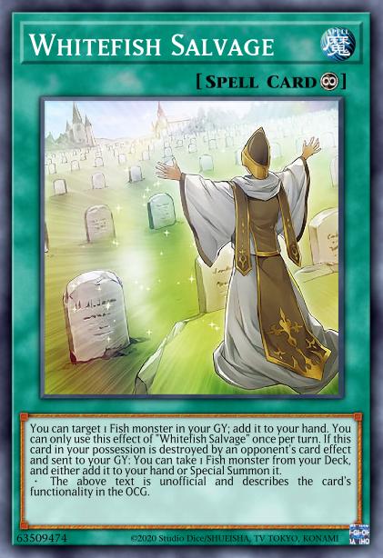 Sauvetage Poisson à Chair Blanche