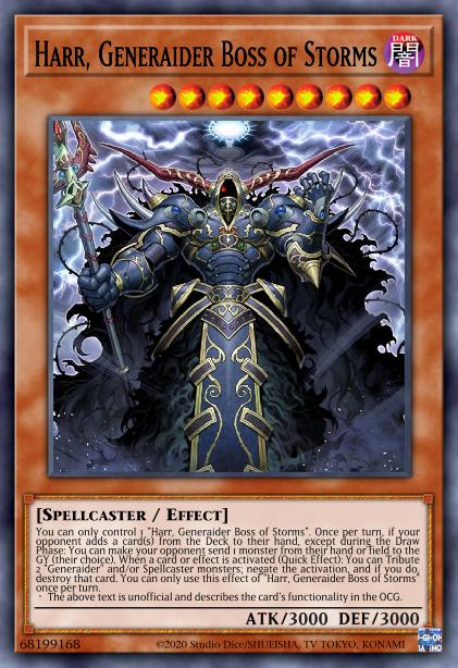 Harr, Boss Genèraideur des Tempêtes