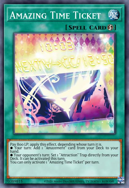 Ticket Temporel Impressionnant