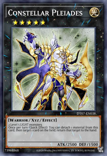 Pléiades de la Constellée