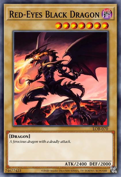 Dragon Noir aux Yeux Rouges