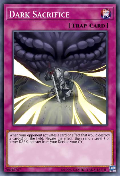 Sacrifice des Ténèbres