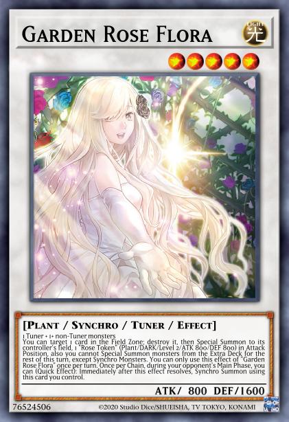 Flora de la Rose du Jardin