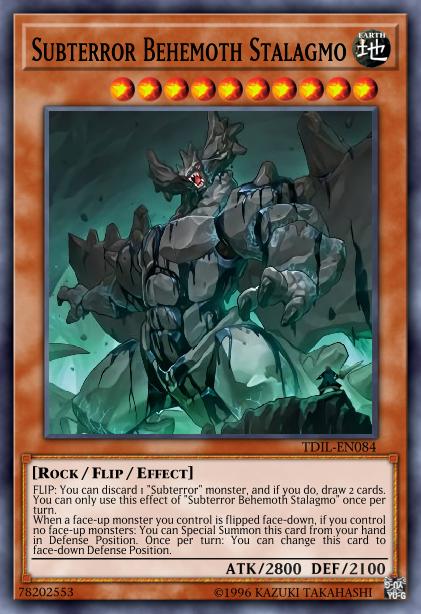 Stalagmo Subterreur Béhémoth