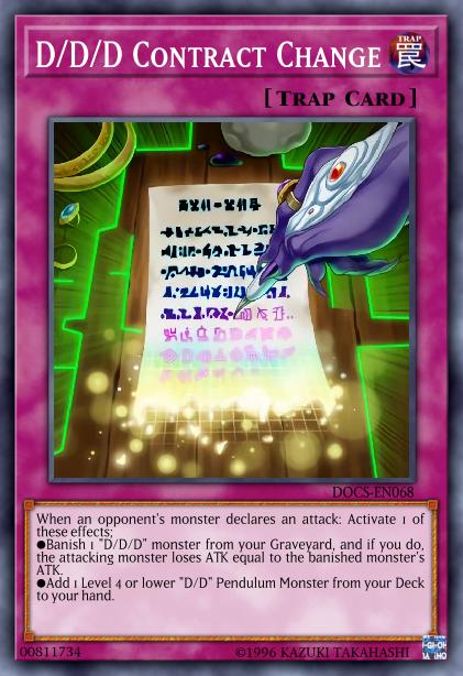 D/D/D Changement de Contrat