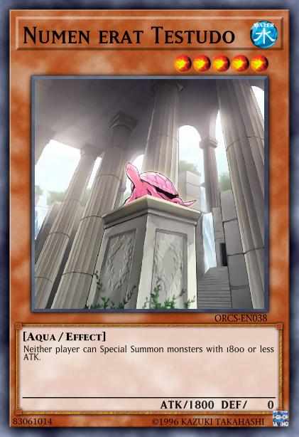 Numen erat Testudo