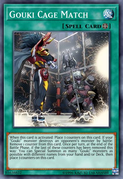 Match en Cage Gouki