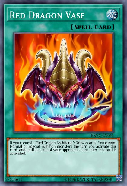 Vase du Dragon Rouge