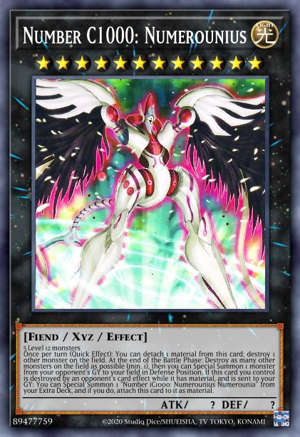 Numéro C1000 : Numerounius