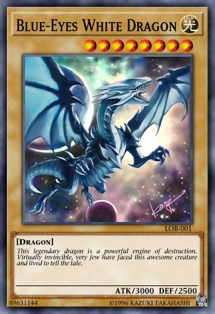 Dragon Blanc aux Yeux Bleus