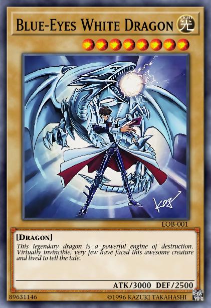 Dragon Blanc aux Yeux Bleus