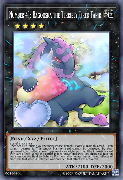 Numéro 41 : Bagooska le Tapir Terriblement Fatigué